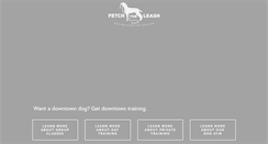Desktop Screenshot of fetchtheleash.biz
